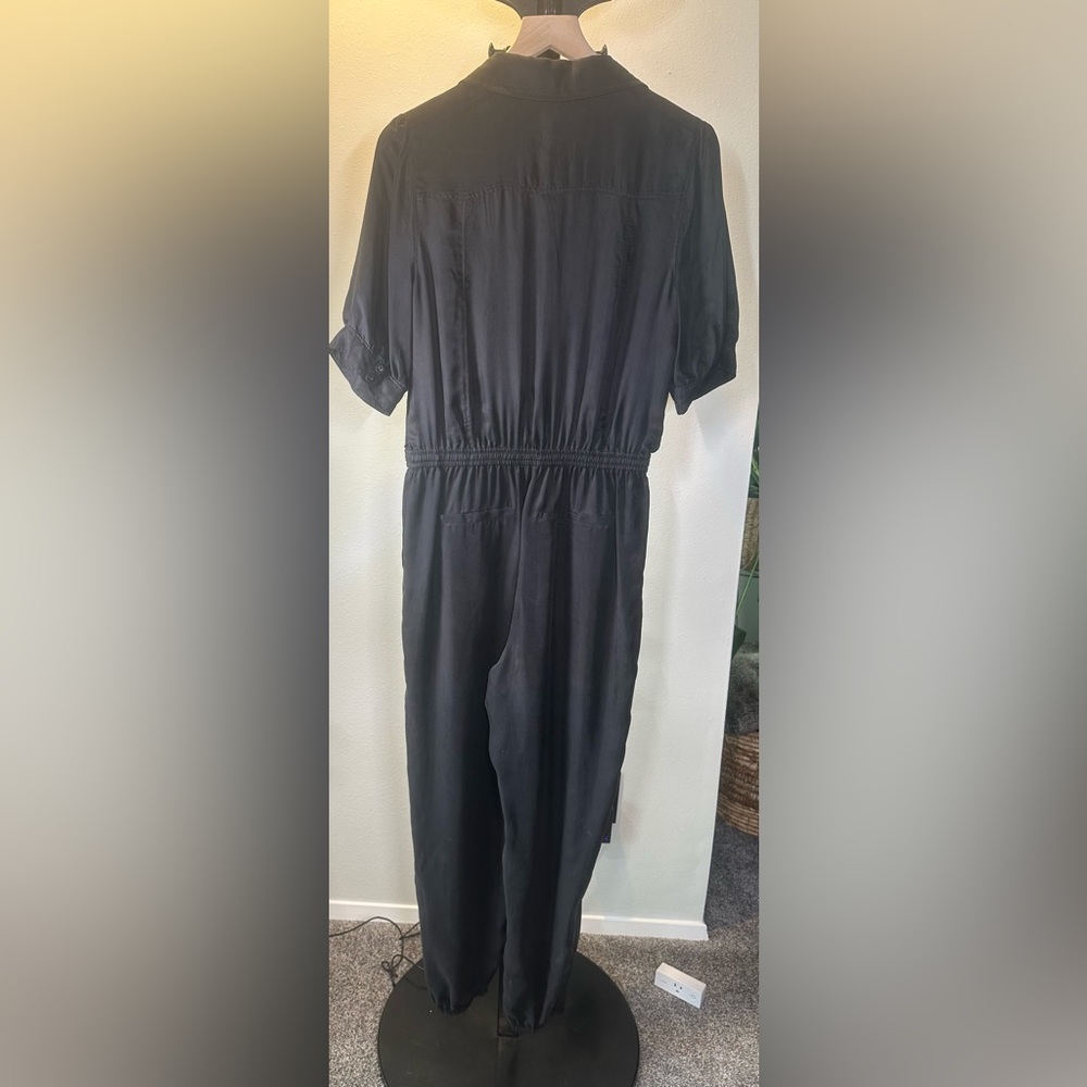 Paige Isa Black Button-Up Jumpsuit - Picture 5 of 10